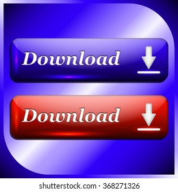 Buttons for web design. Download
