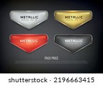 Buttons web steel on background color black