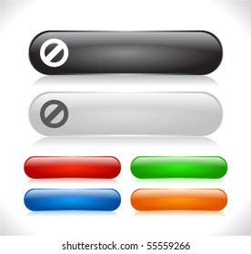 Buttons for web. Vector.