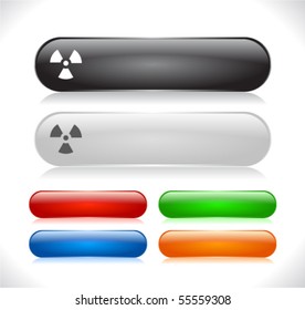 Buttons for web. Vector.