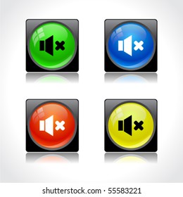 Buttons for web. Vector.
