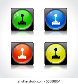 Buttons for web. Vector.
