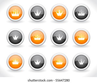 Buttons for web. Vector.