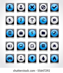 Buttons for web. Vector.