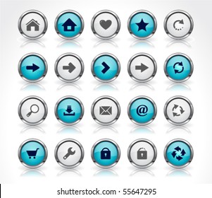 Buttons for web. Vector.