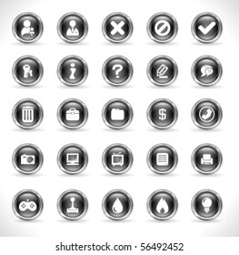 Buttons for web. Vector.