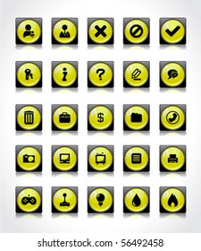 Buttons for web. Vector.