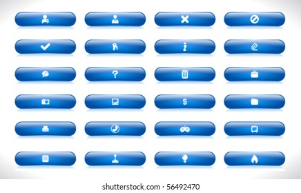 Buttons for web. Vector.