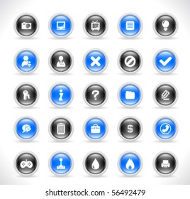 Buttons for web. Vector.