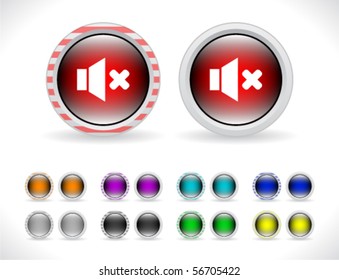 Buttons for web. Vector.