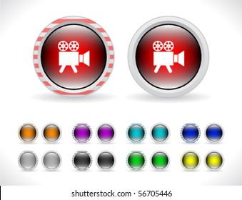 Buttons for web. Vector.