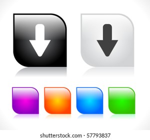 Buttons for web. Vector.