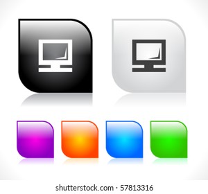 Buttons for web. Vector.