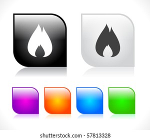 Buttons for web. Vector.