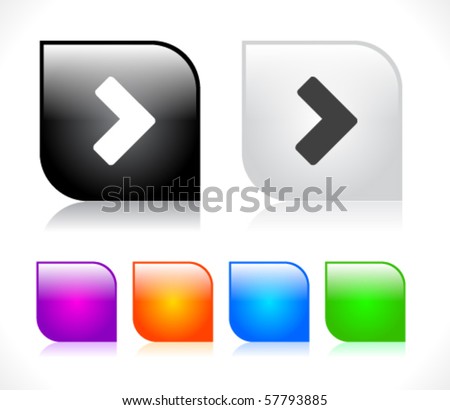 Buttons for web. Vector.