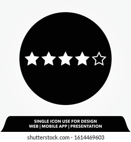 buttton rating icon design vector illustration