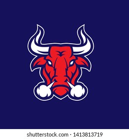 buul head sport logo icon design vector illustration