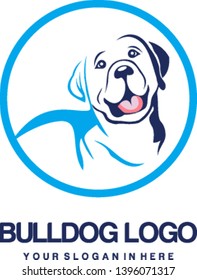 BUULDOG LOGO STOCK VECTOR TEMPLATE