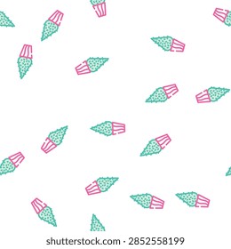 buxus sempervirens vector seamless pattern buxus sempervirens sign illustration