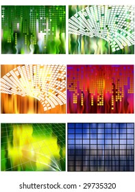 Buy 1 get 6. Abstract background
