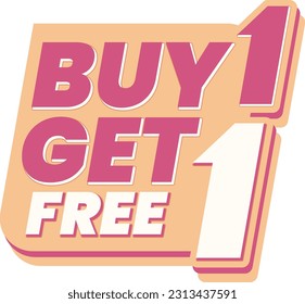 Buy 1 Get 1 Free