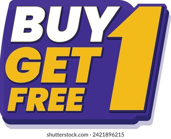 Buy 1 Get 1 Free