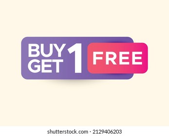 buy 1 get 1 free banner template. Shop now  - Shutterstock ID 2129406203