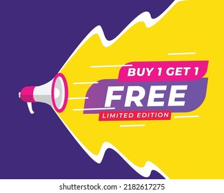 Buy 1 Get 1 Free Banner Template