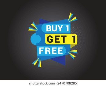 Buy 1 Get 1 Free Banner, Special Offer Banner, Big Sale, Sale Banner, Banner Design Template.