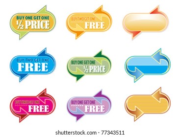 Buy 1 get 1 Free editable Vector Graphics