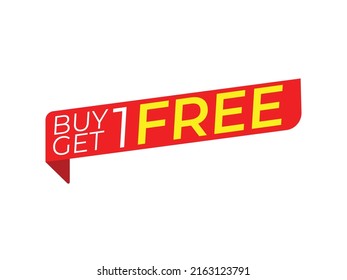 buy 1 get 1 free label banner template. Shop now 