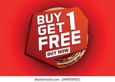 buy 1 get free buy now poster banner graphic design icon logo sign symbol social media website coupon

