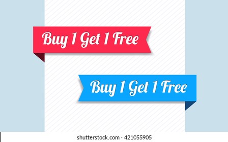 Buy 1 Get 1 Free Ribbons