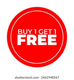 Buy 1 Get 1 Free, sale tag, Buy 1 Get 1, sale tag, buy one get one free, Buy one Get one logo design. Banner Sale vector illustration template.