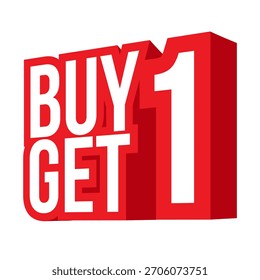 Comprar 1 Obtener 1 Promoción de Venta de Diseño de Etiqueta