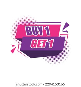Buy 1 Get 1 offer illustration