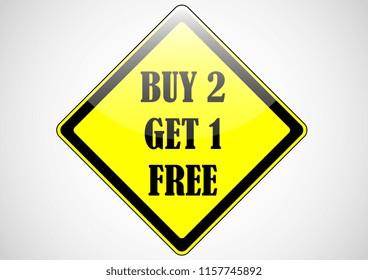 buy 2 get 1 free - promotion banner