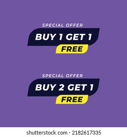 Buy 2 get 1 free icon 