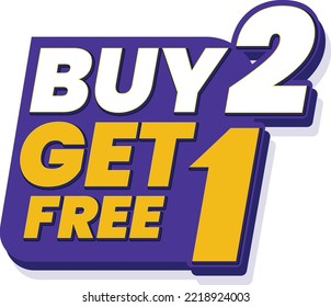 Buy 2 Get 1 free font