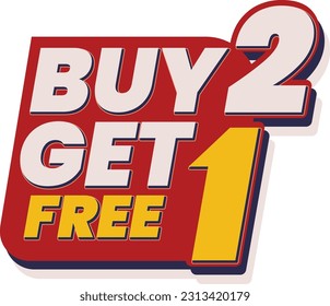 buy 2 get 1 free discount