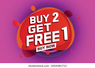 buy 2 get free 1 buy now poster banner graphic design icon logo sign symbol social media website coupon

