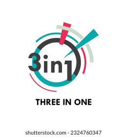 buy 3 get 1 design template illustration