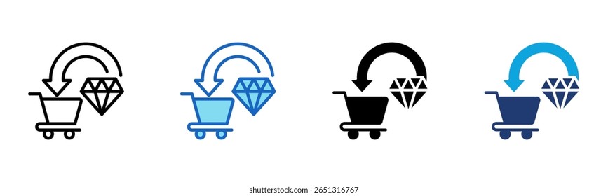 Comprar Icono de espalda Multi Style Ilustración vectorial