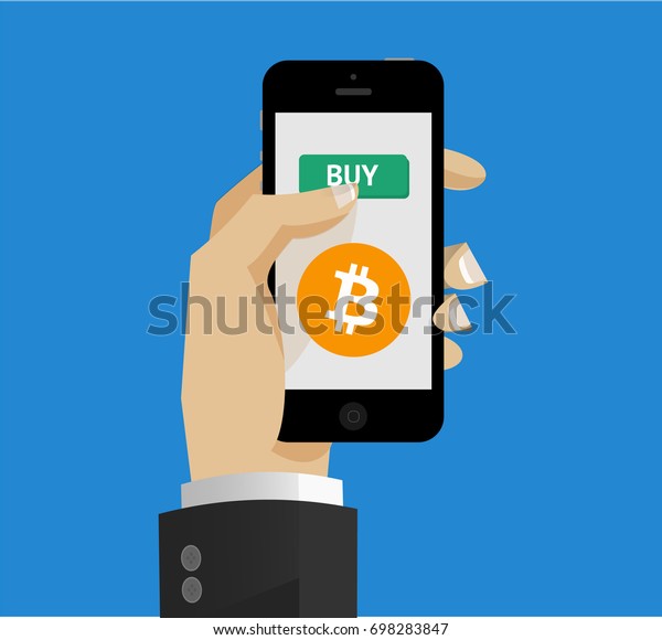 Buy Bitcoin Live Easily Richly Online Stock Vector Royalty Free - 