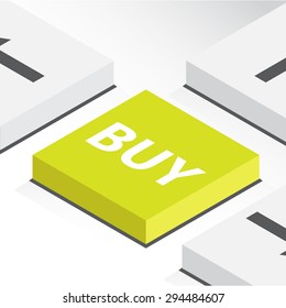 buy botton vector isometric