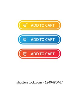 
buy button icon / add to cart button for websites / applications