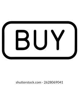 Buy button icon on white background vector
Vector icon