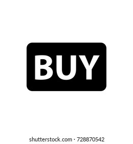 buy button icon vector isolated on white background