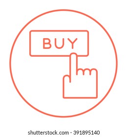 Buy button line icon.