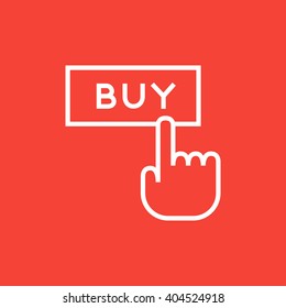Buy button line icon.